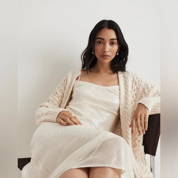 Madewell x Aimee Song Sequin Slip Maxi Dress - Picture 6 of 15